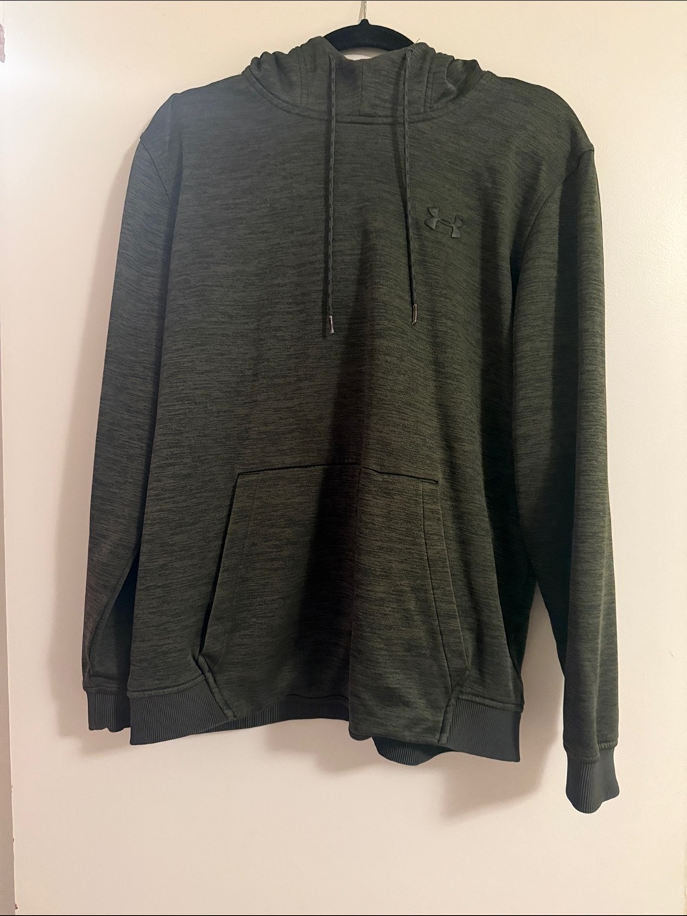 Under Armour Men’s Olive Heather Hooded Pullover